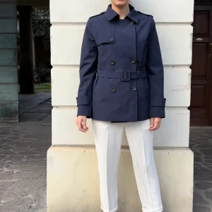 DANIEL & MAYER - TRENCH / CAPPOTTINO CORTO - - BLU