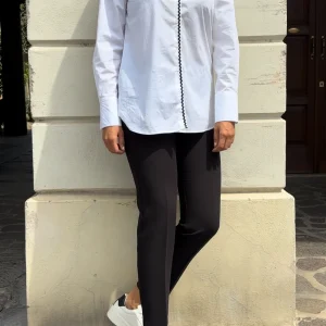 DANIEL & MAYER - CAMICIA RICAMO - BIANCO