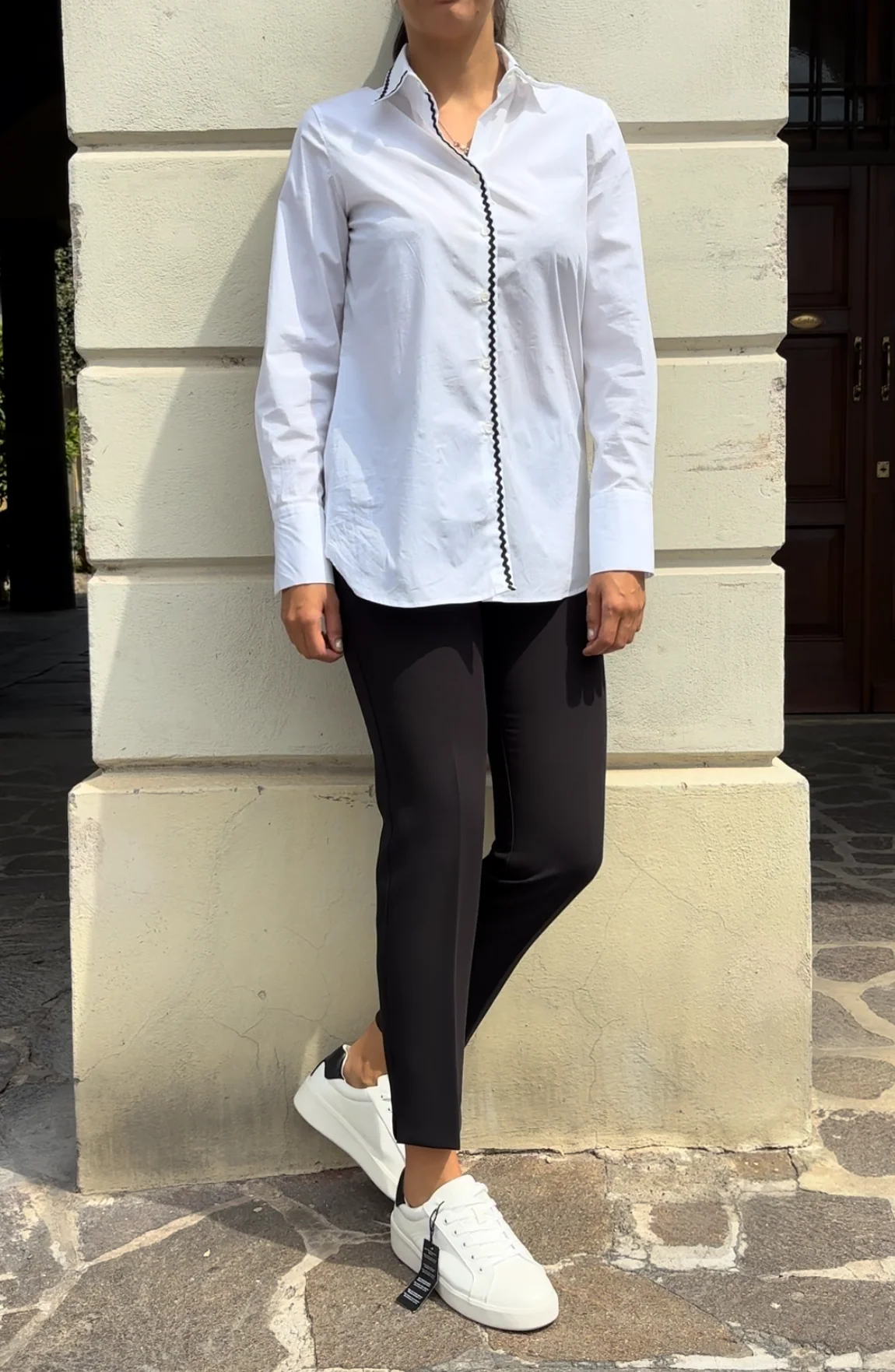 DANIEL & MAYER - CAMICIA RICAMO - BIANCO - immagine 2