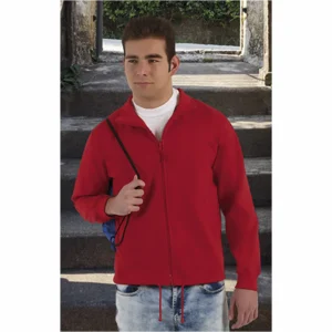 Cactus Valento | Felpa Uomo | Zip Intera | con Tasche | 300 gr/m2