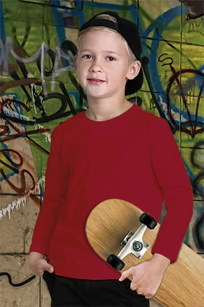 Rudy Valento | T-shirt Bambino | Manica Lunga | 100% Cotone | 160 gr/m2