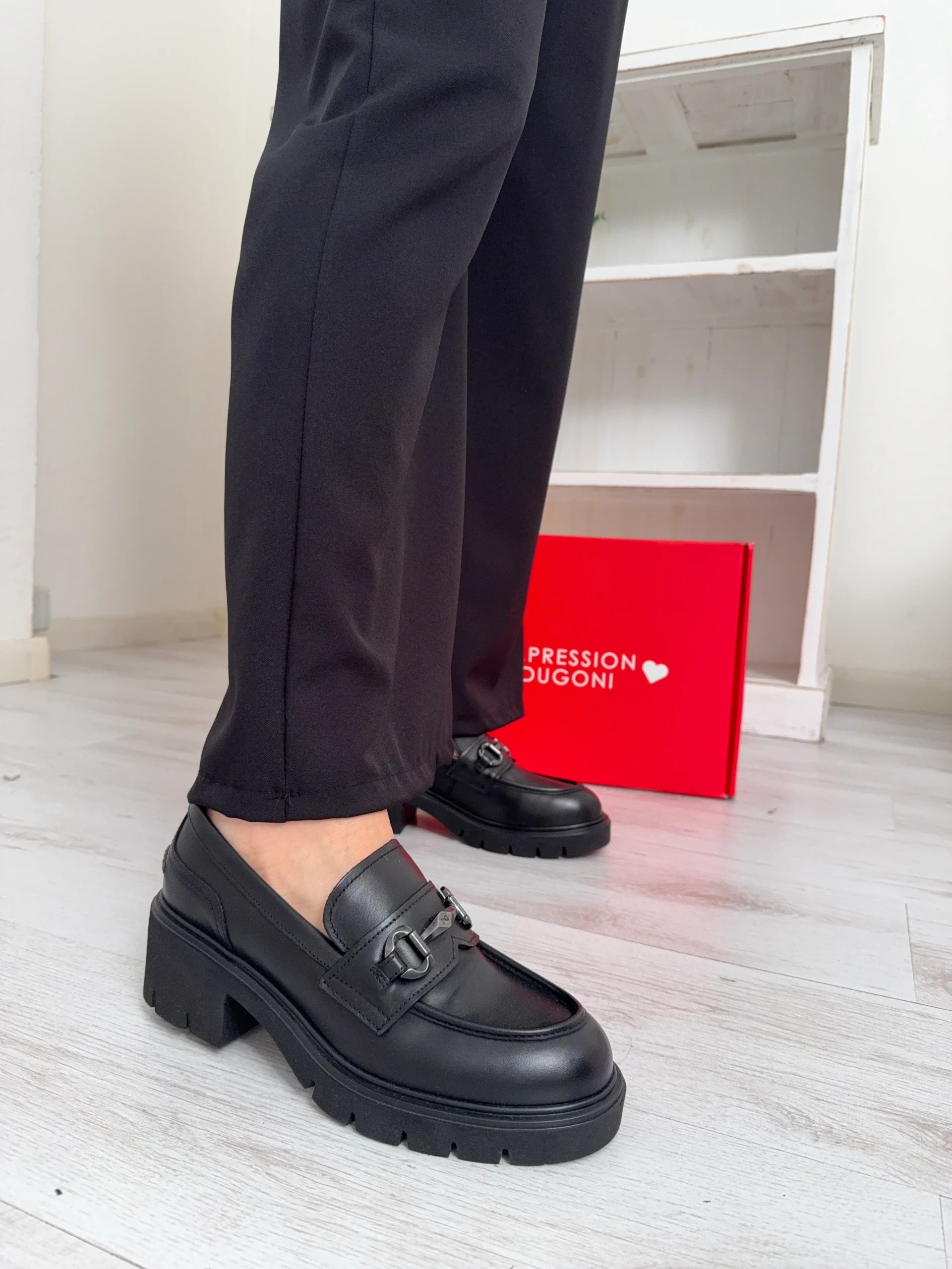 Mocassino - NeroGiardini - I513980D - immagine 3