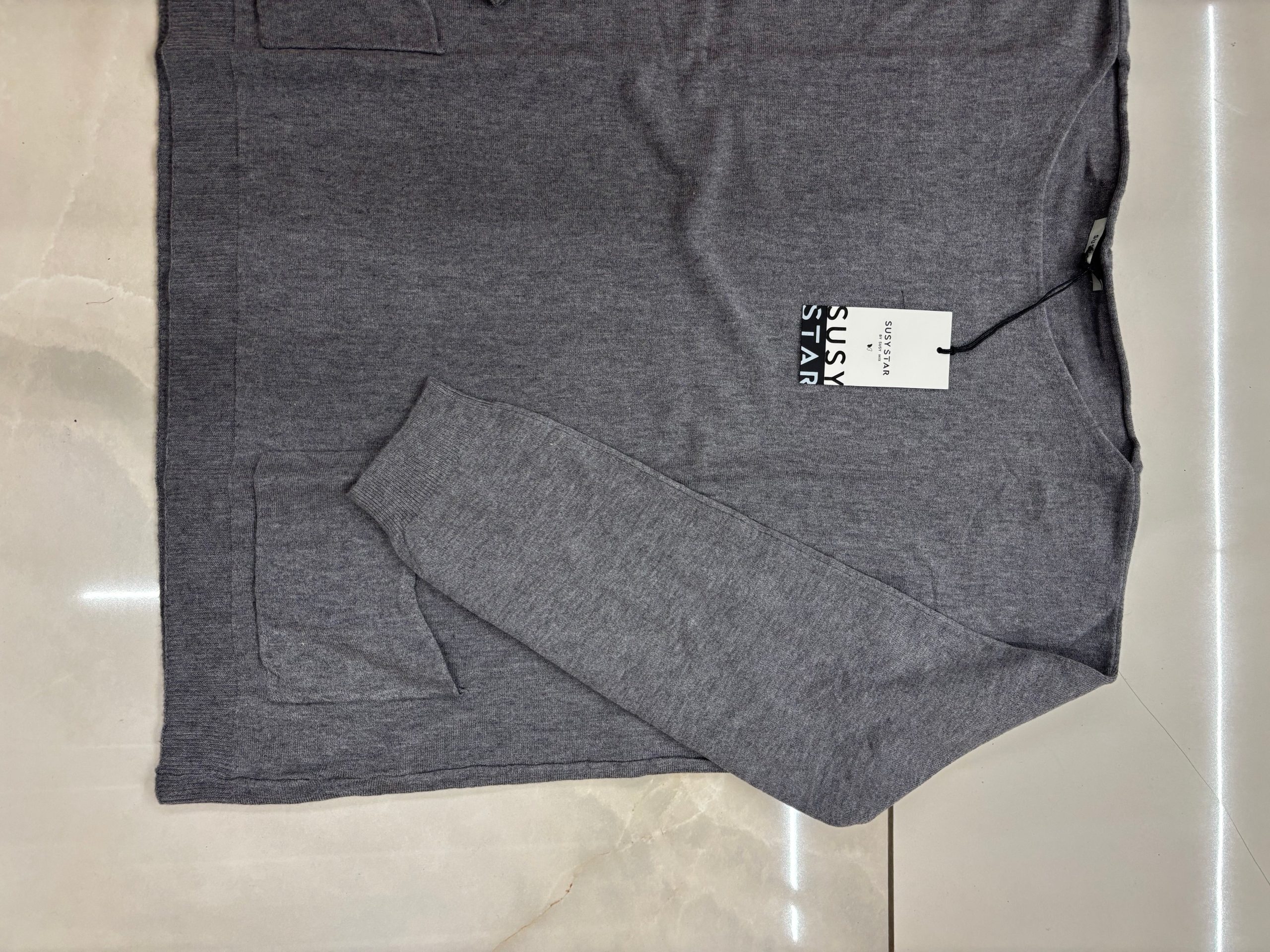 SUSY STAR - MAGLIONE BARCHETTA - GRIGIO - immagine 4