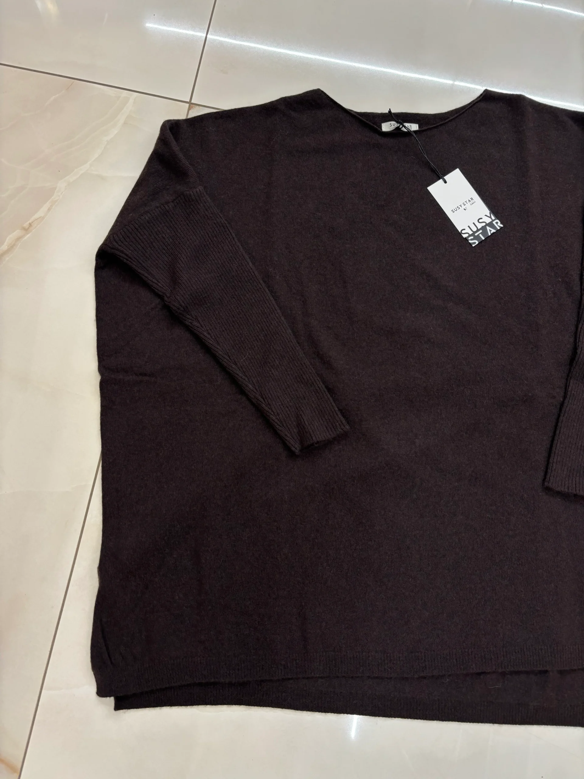 SUSY STAR - MAGLIONE BARCA OVER - MORO - immagine 3