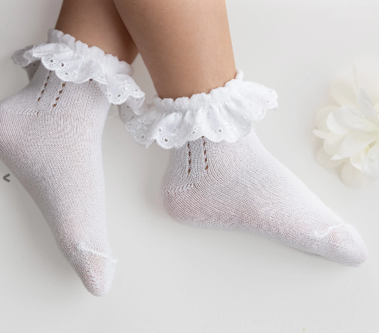 Calzino basso sangallo Meia Pata