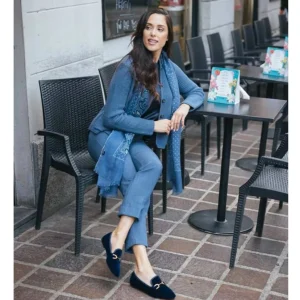 DANIEL & MAYER  - PANTALONE INVERNALE CAMERON - BLU COBALTO