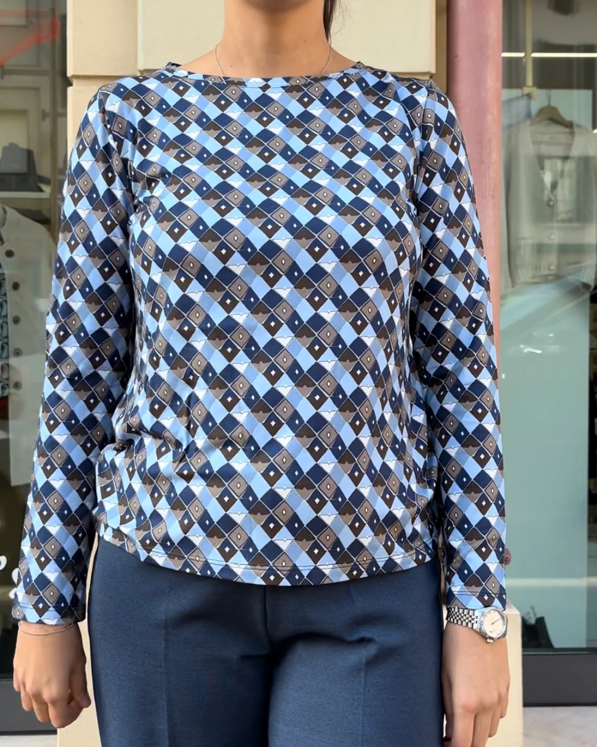 DANIEL & MAYER - MAGLIA in viscosa - ROMBO - immagine 8