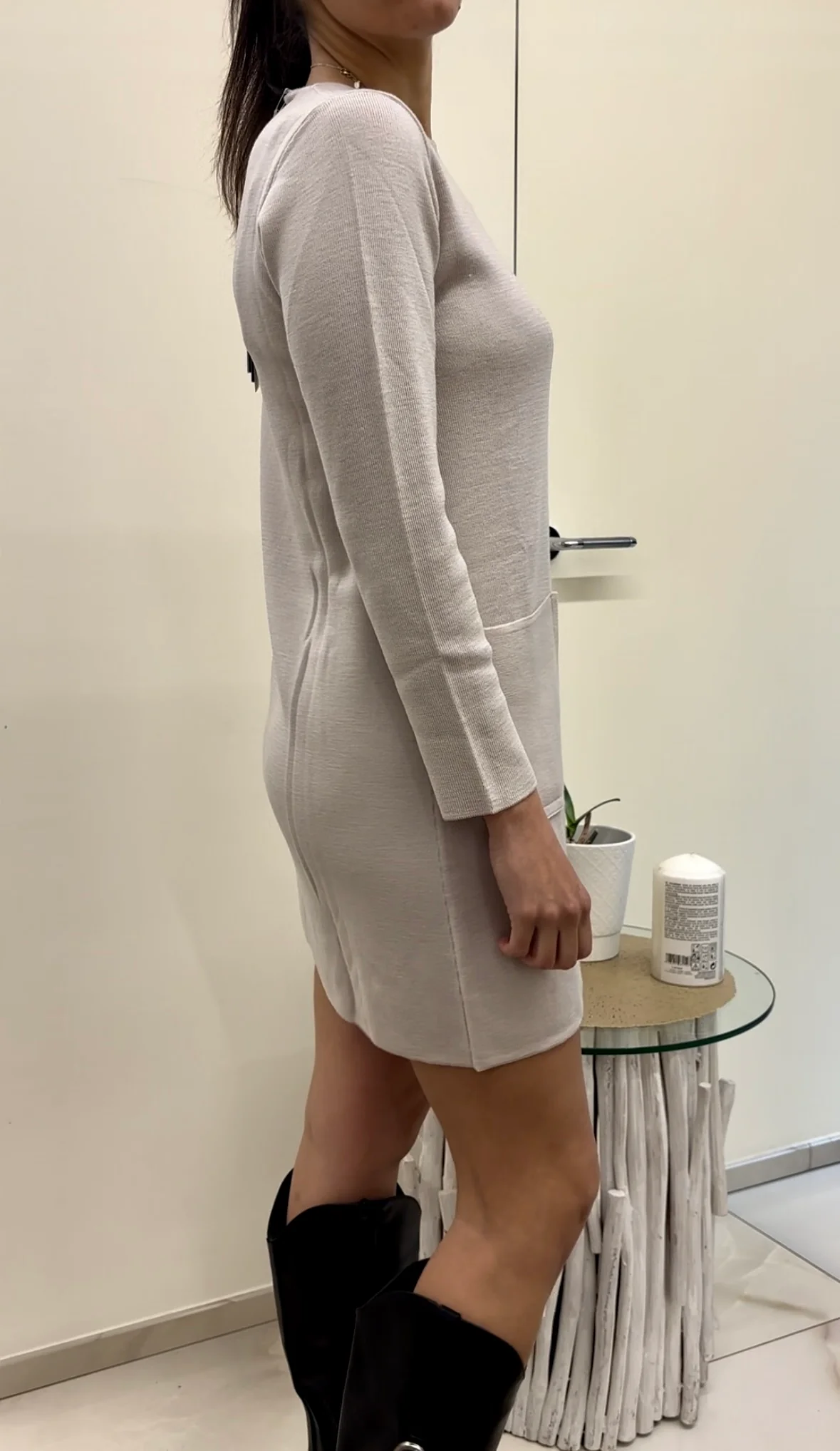 DANIEL & MAYER - ABITO IN MAGLIA - BEIGE