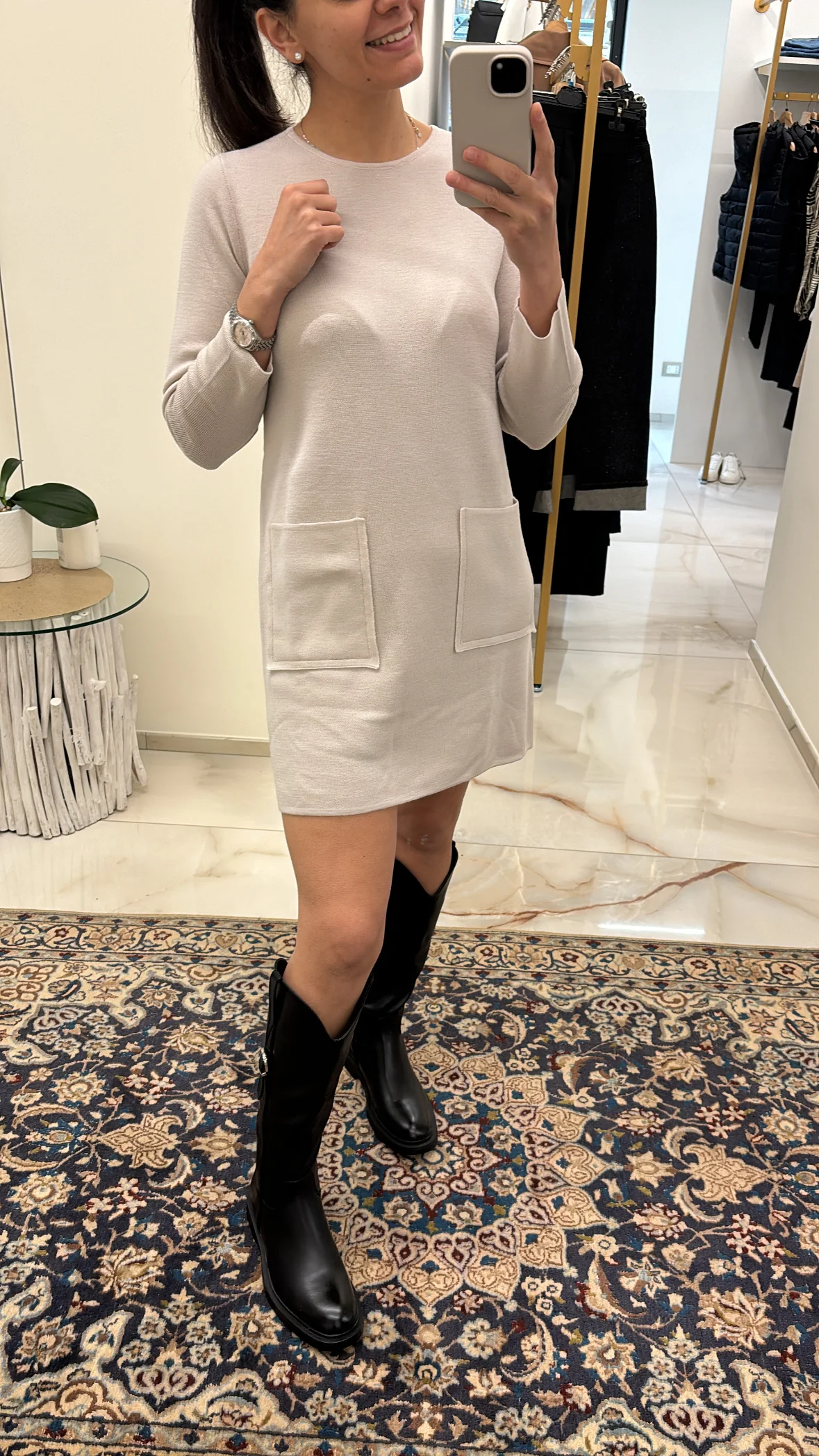 DANIEL & MAYER - ABITO IN MAGLIA - BEIGE - immagine 4