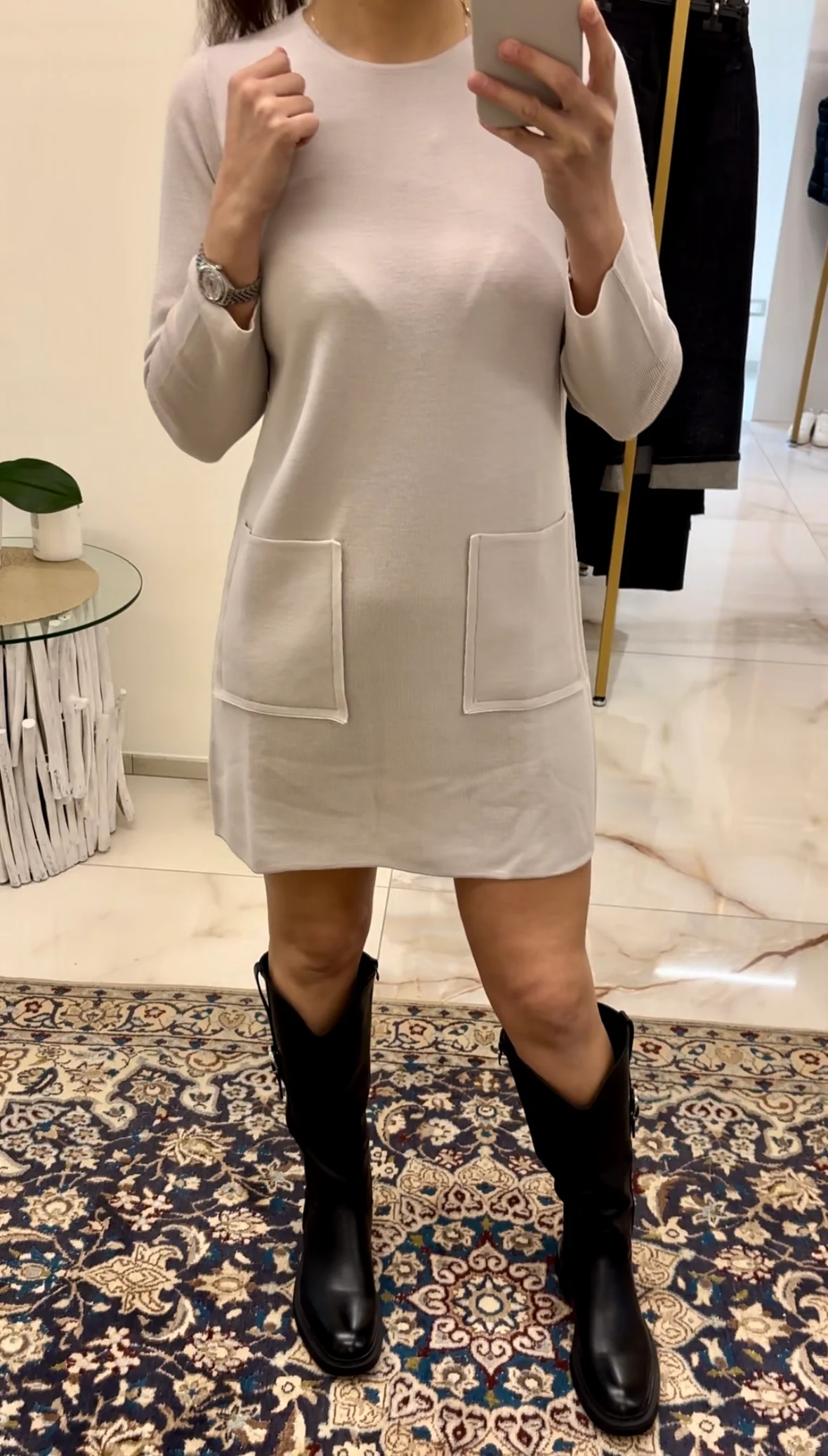 DANIEL & MAYER - ABITO IN MAGLIA - BEIGE - immagine 3