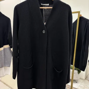 DANIEL & MAYER - CARDIGAN IN LANA - NERO