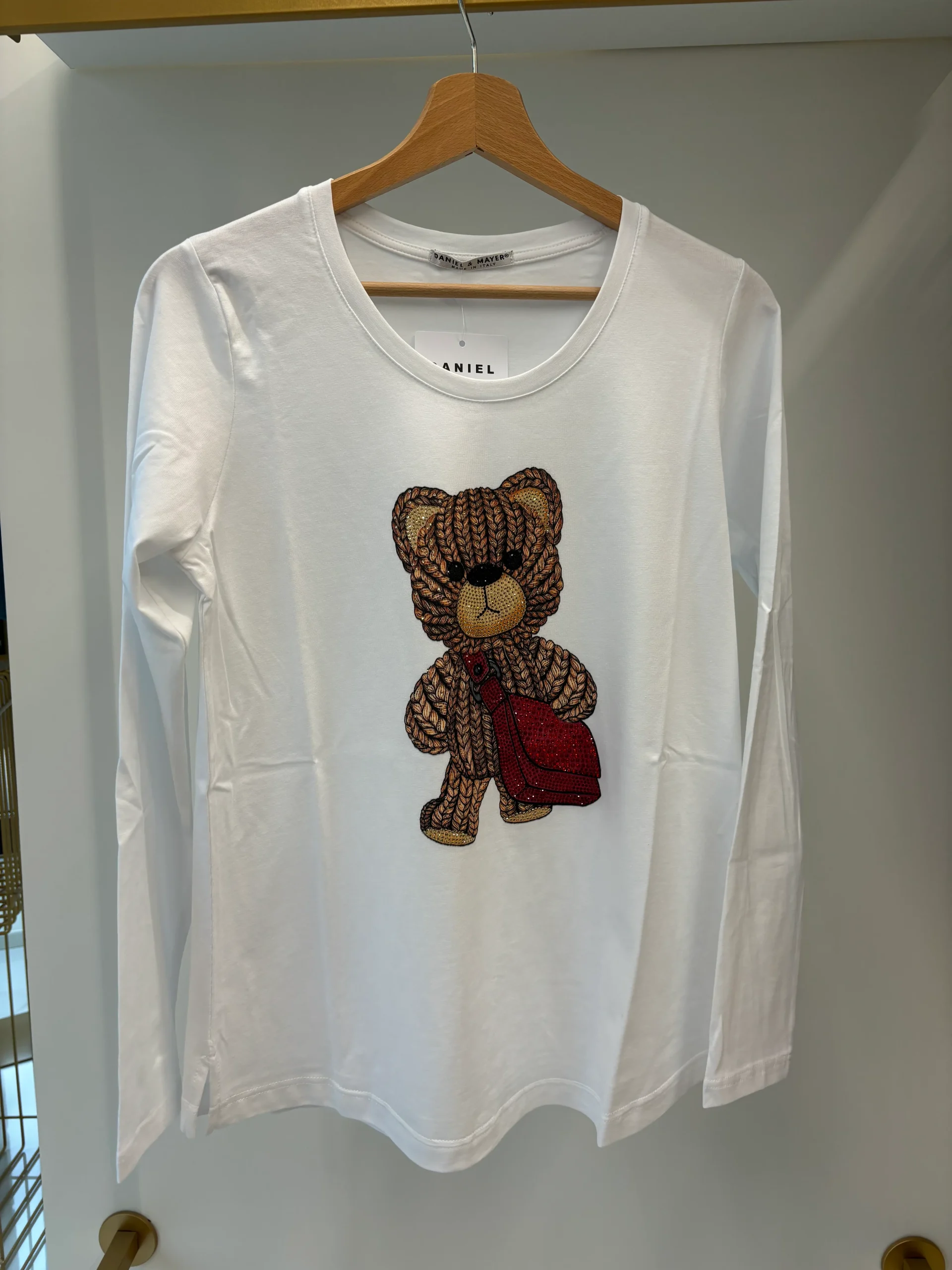 DANIEL & MAYER - MAGLIA MAN. LUNGHE - ORSETTO - ROSSA