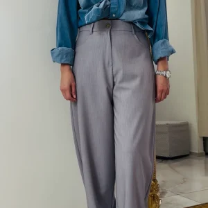 TENSIONE IN - PANTALONE BALI - GRIGIO