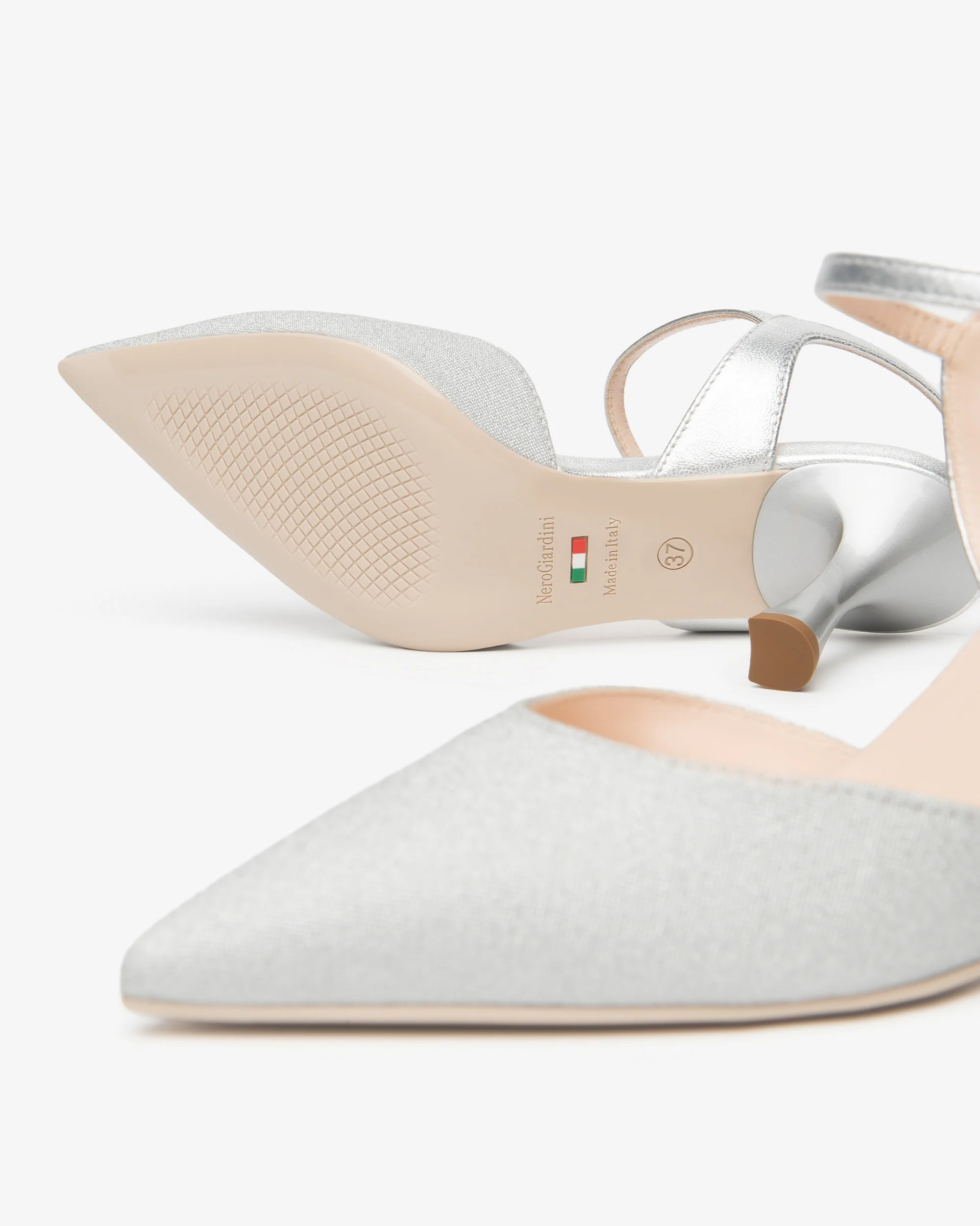 Décolleté - NeroGiardini - E615440DE ARGENTO - immagine 5