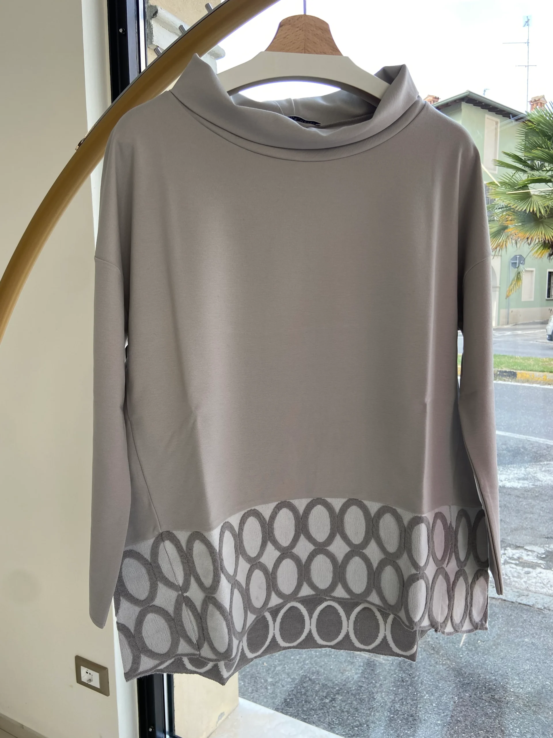 DANIEL & MAYER - MAGLIA RICAMO - GRIGIA - immagine 6