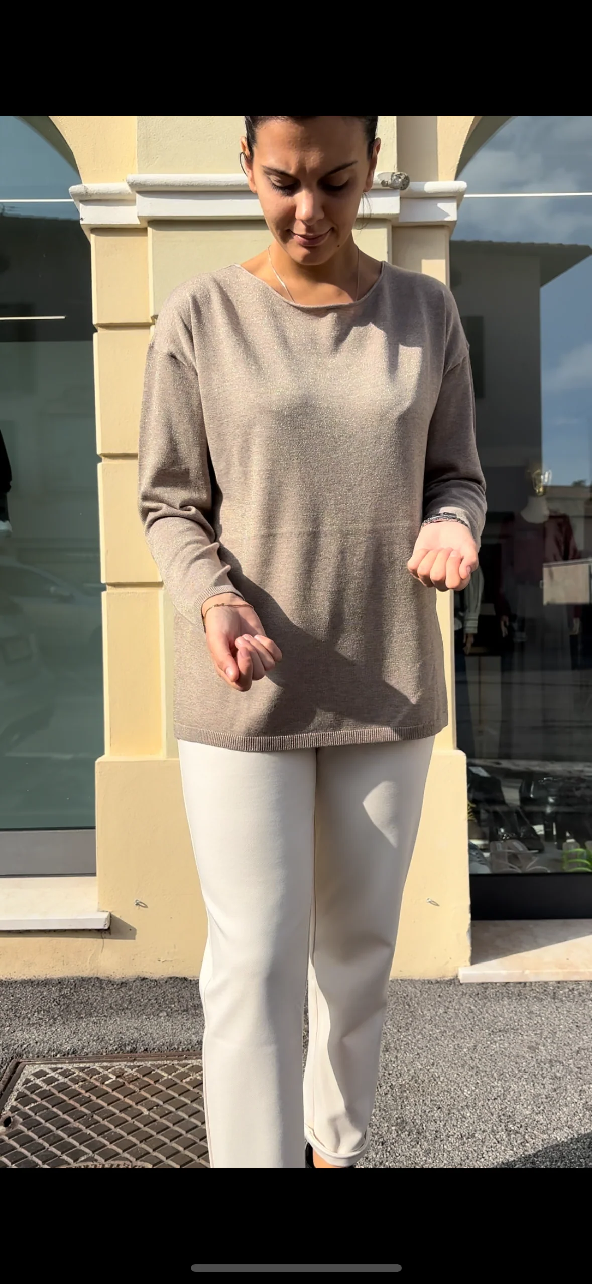 DANIEL & MAYER - MAGLIA "LUNGA" - CAFFELATTE - immagine 8