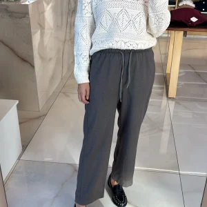 SUSY MIX - PANTALONE COULISSE - GRIGIO