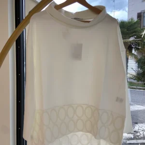 DANIEL & MAYER - MAGLIA RICAMO - BIANCA