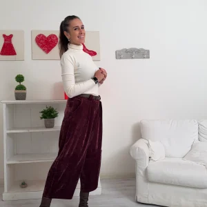 Pantalone con cintura VELVET