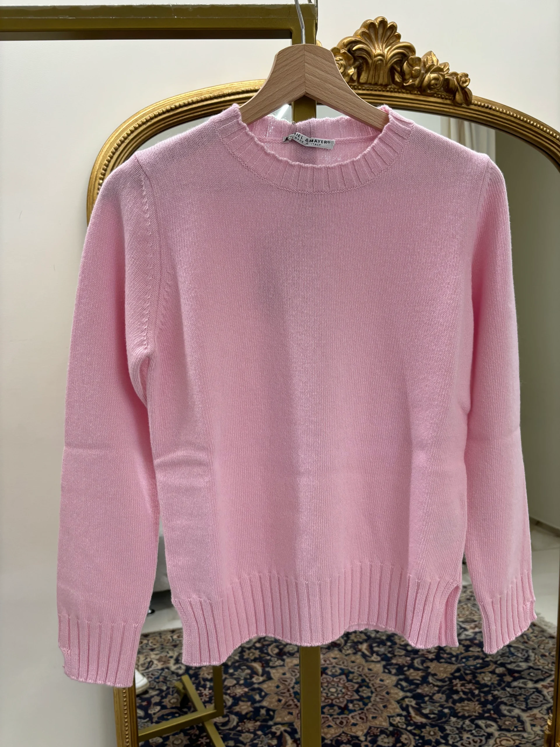 DANIEL & MAYER - MAGLIONE GIROCOLLO - ROSA - immagine 3