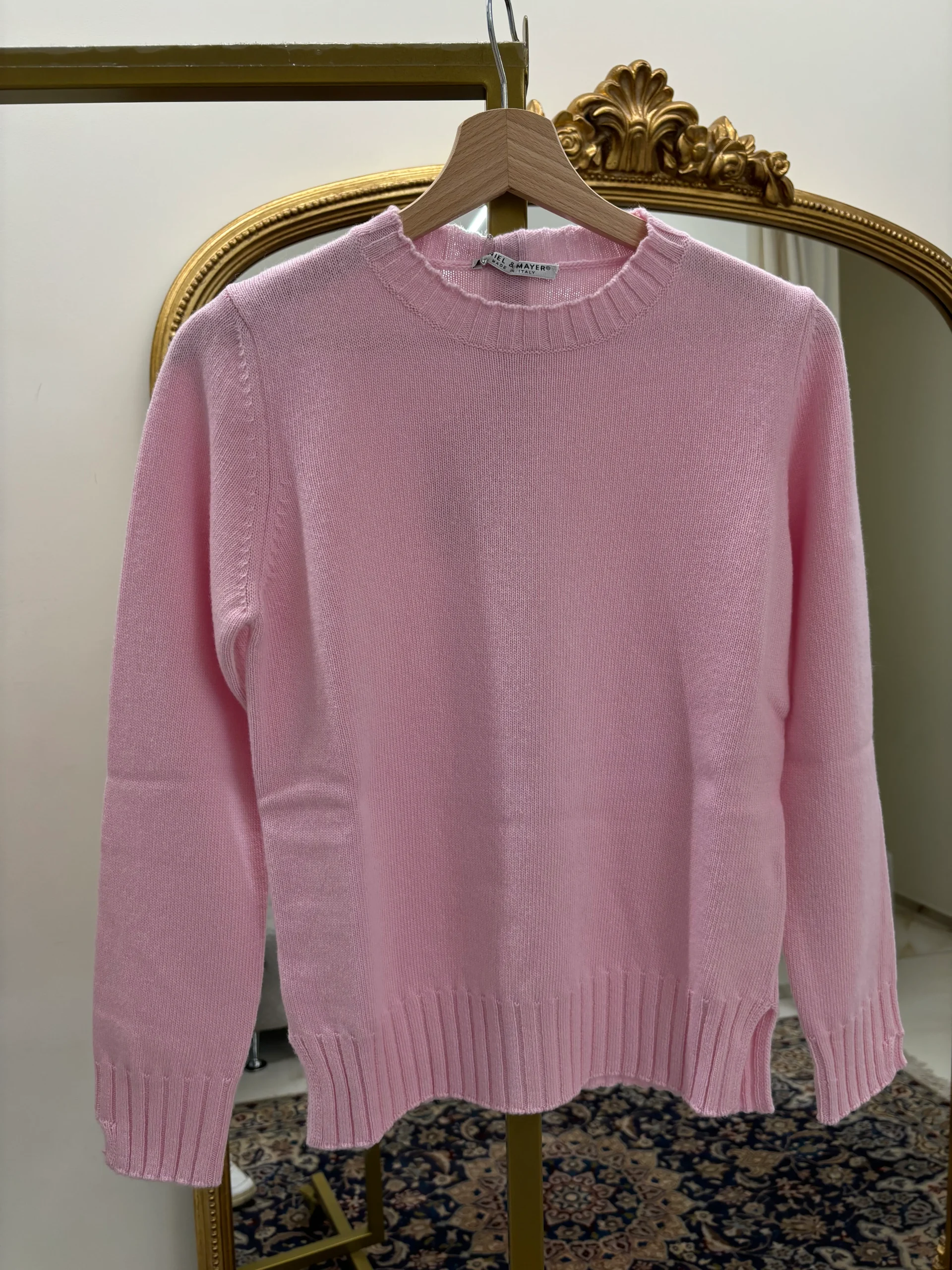 DANIEL & MAYER - MAGLIONE GIROCOLLO - ROSA