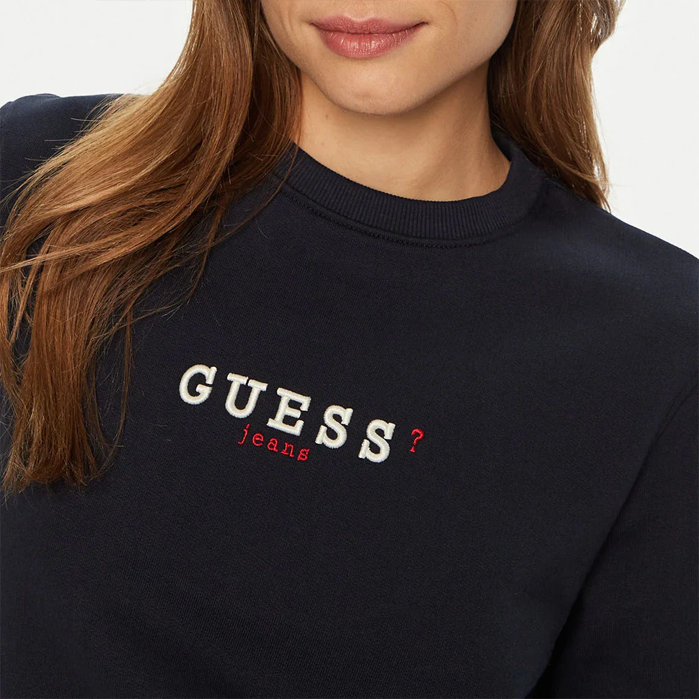 Guess Felpa da donna con logo ricamato W5RQ28K68I4 - immagine 6