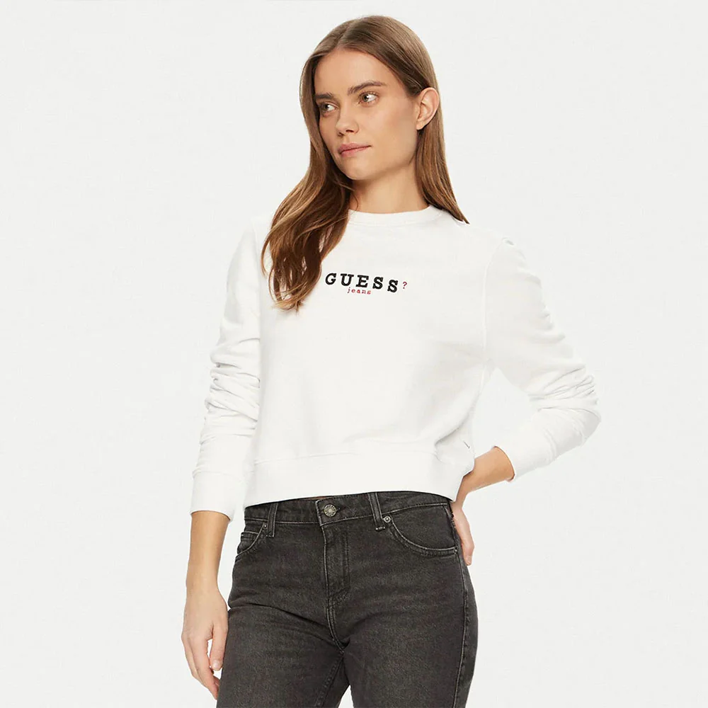 Guess Felpa da donna con logo ricamato W5RQ28K68I4 - immagine 2