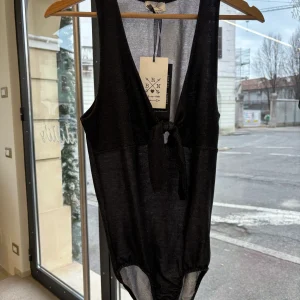 BERNA - BODY NERO CON LUREX