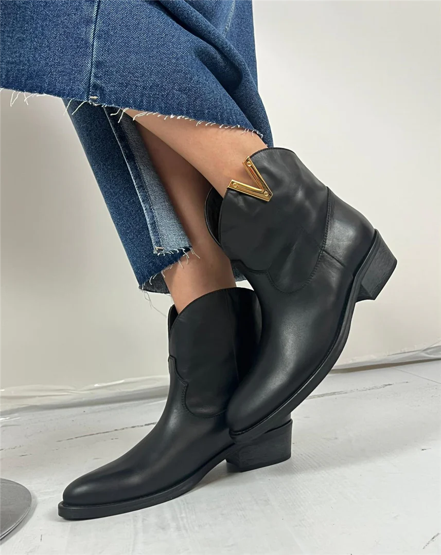 Tronchetto “malibu’” Con Rialzo Interno E Borchie Dorate - Via Roma 15 cod. 3946 - immagine 3