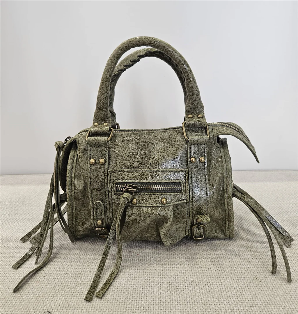 Borsa In Pelle Con Tracolla - Divisione Chickster's cod. M3516 - immagine 7