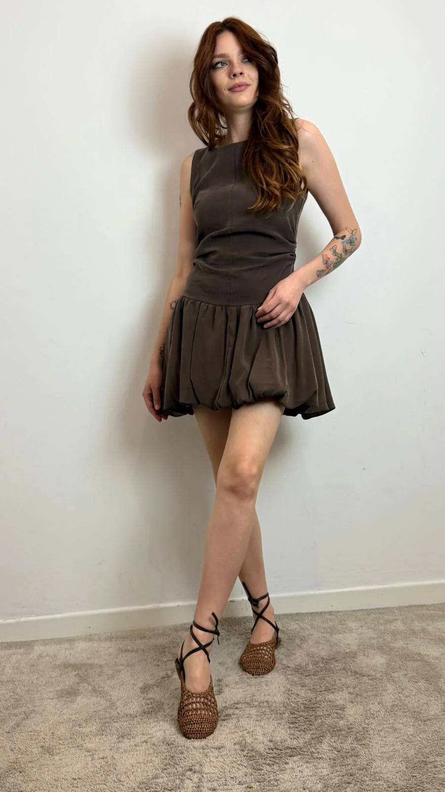 Abito Corto Senza Maniche Con Zip - Imperial cod. AFPYJJK