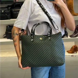 Borsa Caracas Med Intrecciato - La Fille Des Fleurs cod. CARACASMEDINT17