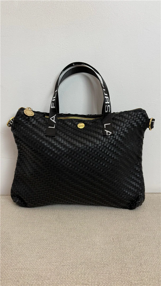 Borsa Caracas Med Intrecciato - La Fille Des Fleurs cod. CARACASMEDINT17 - immagine 7