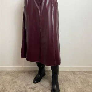 Gonna Ecopelle Con Elastico In Vita E Spacco Frontale - Marc Ellis cod. MCLG0073