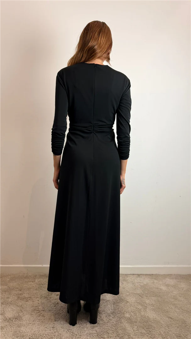 Abito Lungo Con Maniche Lunghe E Anello Centrale - Imperial cod. AFUGKHT - immagine 3