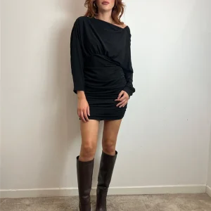 Abito Corto Con Scollo Sul Retro E Drappeggi Laterali - Vicolo cod. TF1494