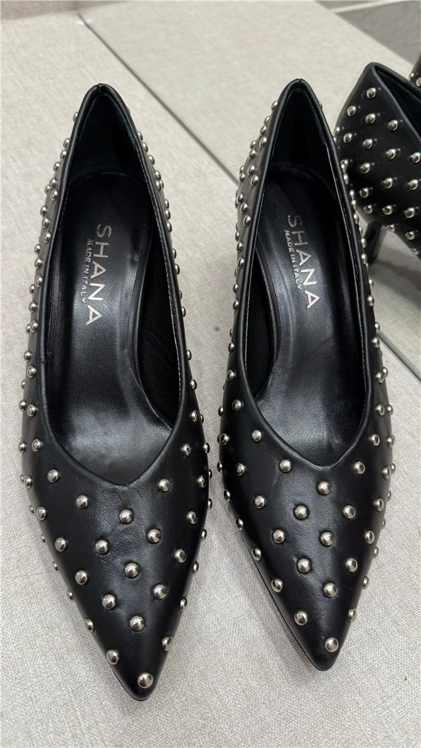 Decollete Con Borchie Tacco Cm 7 - Shana cod. TED 842/50 - immagine 5