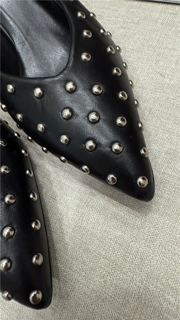 Decollete Con Borchie Tacco Cm 7 - Shana cod. TED 842/50 - immagine 6