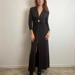 Abito Lungo Con Maniche Lunghe E Anello Centrale - Imperial cod. AFUGKHT