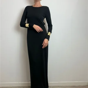 Abito Lungo Schiena Scoperta Con Bracciali Sui Polsi - Imperial cod. A9990030U