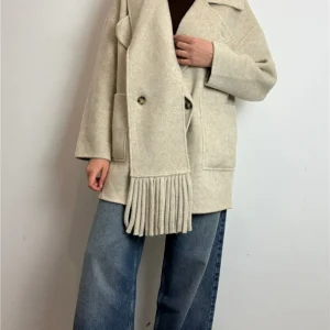 Giacca Hand Made Doppiopetto Collo Sciarpa - Vicolo cod. TF0025