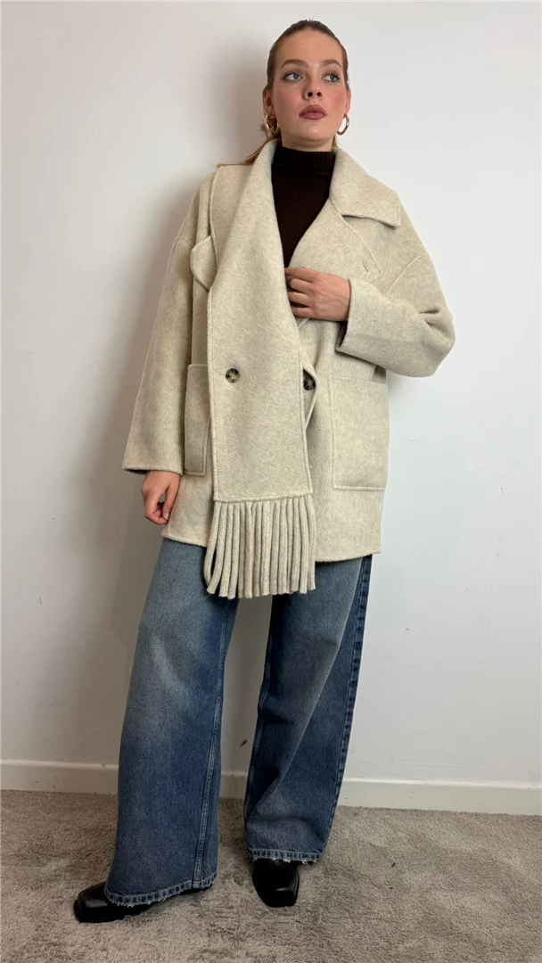 Giacca Hand Made Doppiopetto Collo Sciarpa - Vicolo cod. TF0025