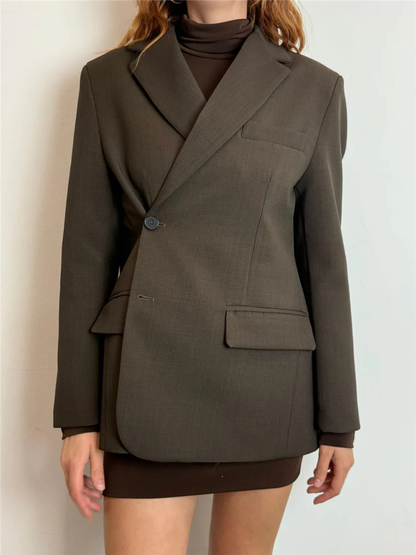 Giacca Over Doppia Chiusura - Vicolo cod. TF1701 - immagine 2