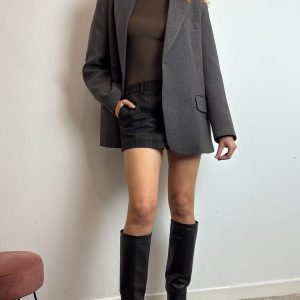 Giacca Over Doppia Chiusura In Panno - Vicolo cod. TF1891