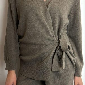 Cardigan Con Laccio Frontale - Vicolo cod. 77286F