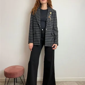 Blazer Check Con Spille - Vicolo cod. TF1881