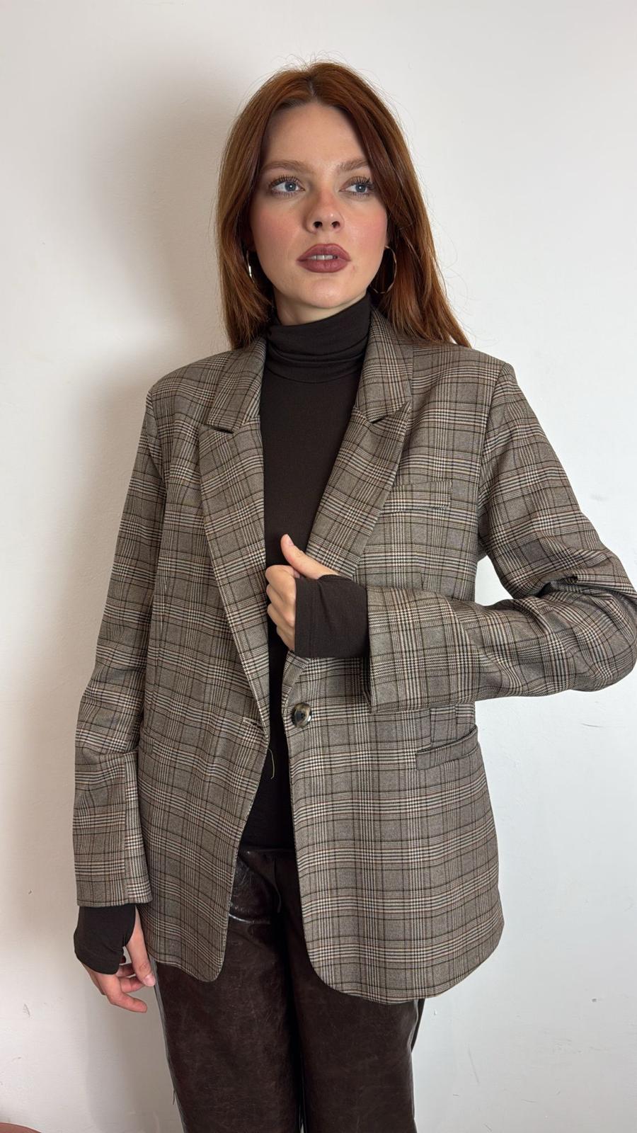 Blazer A Quadri Regular - Haveone cod. JFW_P130 - immagine 2