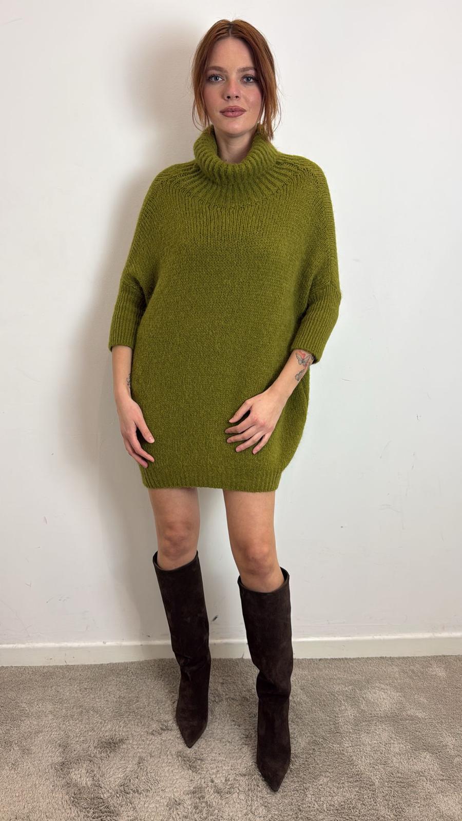 Abito In Maglia Collo Alto - Imperial cod. M3025889 - immagine 6