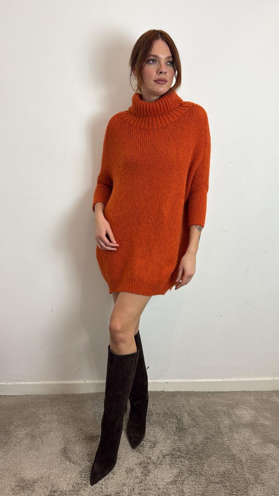 Abito In Maglia Collo Alto - Imperial cod. M3025889 - immagine 7