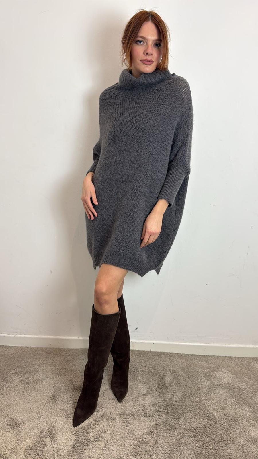 Abito In Maglia Collo Alto - Imperial cod. M3025889 - immagine 8